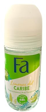Fa Deodorant 1,7 Ounce Roll-On Caribbean Lemon (3er-Pack)