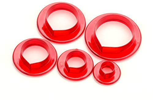 Ausstecherset Rosenblütenblatt 5er