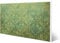 banjado Magnettafel weiß 78 x 37cm / Magnetwand Metall/Magnetpinnwand als Memoboard/Pinnwand Magnettafel Küche, Büro, Kinderzimmer inkl. 4 Magnete & Montageset - Motiv Vintage Messing