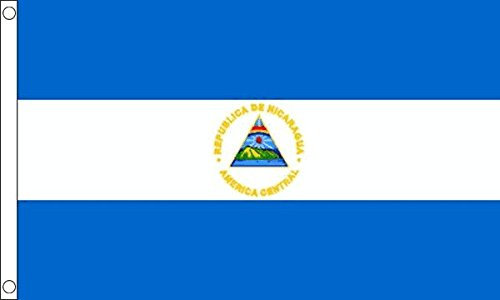 Flagtex Nicaragua Bandera, Unisex Adulto, Multicolor, Small