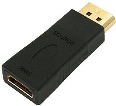 Adattatore convertitore da porta (non USB) a HDMI, maschio DP - HDMI femmina, con cavi audio master