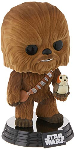 Star Wars Episode VIII: The Last Jedi - Chewbacca with Porg Flocked Pop! Vinyl Figure