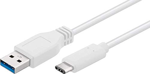 MicroConnect usb3.1ca2 W 2 m USB A/USB C USB Cable – USB Data Cable White (2 m, Male/Male, 3.0 (Gen 1), USB A, USB, white)