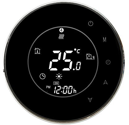 Beca 95 ~ 240 Vac 3 a Smart Wifi LCD touch screen Wireless programmabile acqua gas Scaldabagno Riscaldamento Termostato (BHT 6000gclw NERO)