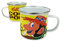 Kelloggs Coco Pops - Taza esmaltada para camping, regalos retro de caravana y accesorios de camping, divertida taza de café de estilo vintage para mujeres, hombres y niños