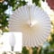 Hellum Sunny Lampion, Papier Lampion Weiß mit LED Glühlampe, E14 Lampenfassung, Papier-Laterne für indoor, Ø 40cm , Dekoration Party Hochzeit, Fensterdekoration 523560