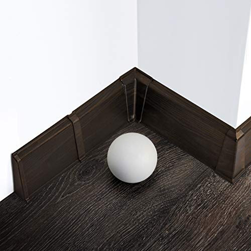 [DQ-PP] 1x Endstück links 70mm PVC Wenge Laminatleisten Fussleisten aus Kunststoff PVC Laminat Dekore Fußleisten