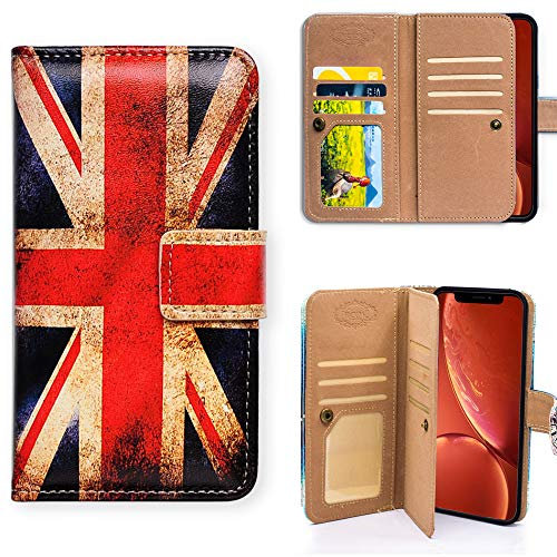 Bcov iPhone 11 Case, Retro Union Jack Flag Multifunction Wallet Leather Cover Case For iPhone 11