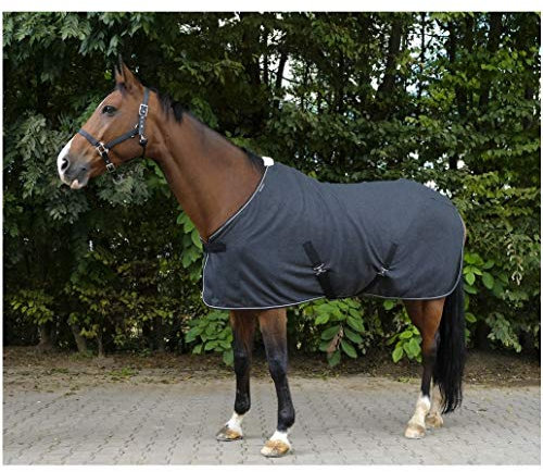 Abschwitzdecke CHINÉ EquiTheme meliert grau 165cm