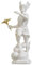 BEAUTIFUL GREEK STATUES Hermes Mercury God Zeus Son Römische Statue Alabaster 22,9 cm