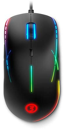 Ozone Gaming Ratón Neon X50 - Avanzado - Sensor Óptico Pixart PMW3327, ARGB, 6200 dpi, Botones Programables, Ambidiestro, Ergonómico, Negro