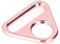 10 Stück Metall Schiebeschnalle,Metall Triglide Schieber Ersatz Schnalle,Verschieber Regulatoren Gurtschieber 2,8/3mm für Handgemachte Taschen, Rucksack, Gepäcktasche(Roségold)