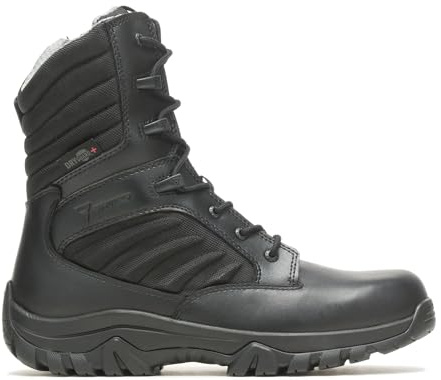 Bates Men's Gx X2 Tall Side Zip Dryguard+ Military and Tactical Boot, Black, 10