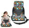 Kinder Sitzkissen Sitzerhöhung Stuhl, Faltbar Reisetasche Verwandelt Sich In Boostersitz, Baby Tragbar Sitzkissen Sicherheit Design Kleinkinder Esszimmerstuhl ErhöHen Pad Esszimmer Boostersitze