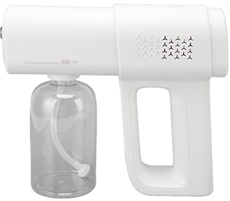 Handheld Atomizer Sprayer, Nano Steam Gun Rechargeable, 380ml Portable Electric Disinfectant Fogger Nano Spray Gun with Light Atomizer for Home, Offoce, School, Car