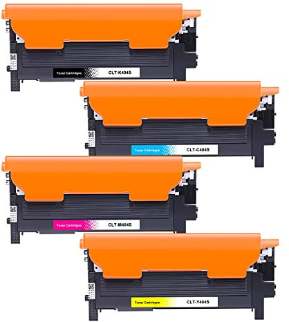 CLT-P404C P404C Multipack Toner für Samsung C480W Xpress SL C480FW C480 C430W C48X C430 C480FN CLT-K404S CLT-Y404S CLT-C404S CLT-M404S C43X Series (Schwarz Cyan Gelb Magenta)