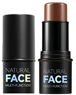 Contour Highlighter Blush Sticks - Long Lasting Waterproof Light Multi Stick Face Makeup - Bronzer Contour & Shimmer Pearl Highlighter Cream Blush Stick for Cheeks & Lips (06 ESPRESSO)