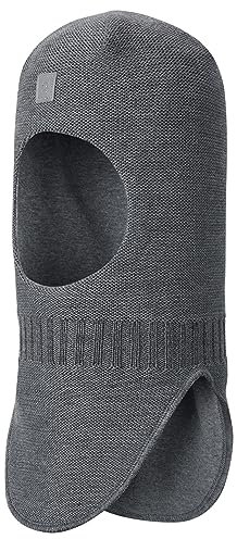 Reima Toddlers Starrie Balaclava Grau - Merino Bequeme warme Kinder Schalmütze, Größe 52 - Farbe Melange Grey