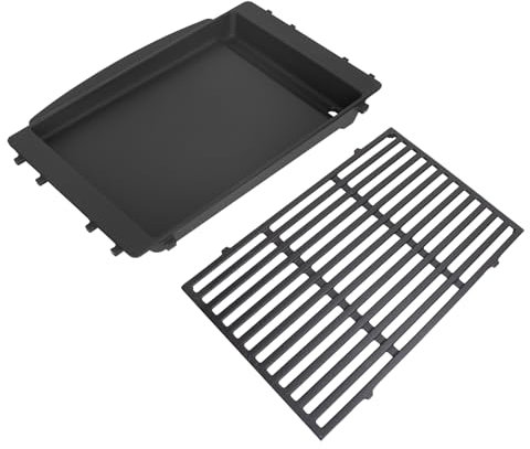 Gusseisen 7658 Grillrost & 7638 Grillrost für Weber GS4 Spirit II & I 300 Grills, Spirit E/S 310 E/S 320 E/S 330 SP-320, Spirit 700 Genesis 1000-3500 Genesis Gold Silber Platin B/C