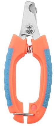 ZZPXMY Large, medium and small professional pet (cat, dog) nail clippers (Orange & Blue)