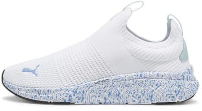 PUMA Training Shoes Damen Softride Pro Echo Slip On Cross Trainingsschuhe, White-Blue Skies, 8.5, Weiß-Blauer Himmel, 39 EU