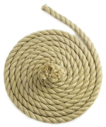 Floordirekt | Corde en Jute Torsadée | 100% Naturelle et Extra Solide | Idéale pour l'escalade, Le Sport, la Décoration de Jardin et Les Travaux Manuels - Diamètre : Ø 30 mm, 30 Mètres