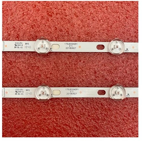 BTsan LED-Hintergrundbeleuchtungsleiste for Ves-Tel 32 Zoll 17DLB32NER1 32L3863DG TX-32E302B LT-32C670 LT-32C666 LT-32C672 LT-32C690 LT-32C896 32HE1000 (Color : 30 PCS For 15 TV)
