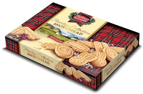 Highland Speciality Privilege Shortbread Selection 400g - Luxury Scottish Shortbread - Traditional Christmas Biscuit Gift - Product of Scotland