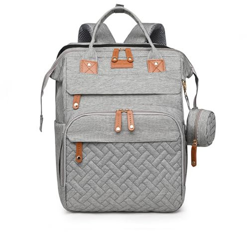 haltungshelfer BabyBliss Pro Wickeltasche Mit Wickelstation Multifunktionaler Wickelrucksack - Lässige Reisetasche für Windeln mit großer Kapazität