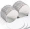 30x2MM Neodym Magnete Extra Stark mit Selbstklebend, 16 Stück Magnete Stark Großer Magnete Klebemagnete, Runde Starke Magnete für Kühlschrank Magnettafel Whiteboard Fotos Küche Lager Büro Basteln