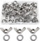 Lyeteung 20 PCS M8 Butterfly Nut, Stainless Steel Wing Nuts, Hand Twist Tighten Ear Wingnuts, with 20 PCS Flat Washers, for DIY Tools, Machinery, Electronic Equipment