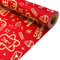 Rote Weihnachtsgeschenkpapierrolle, 43 cm x 15 m, recycelbares Geschenkpapier aus Kraftpapier für Weihnachtsgeschenke, Geburtstage, umweltfreundliche Geschenkdekorationen