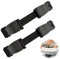 2PCS Anti Escape Car Seat Strap Plastic and Nylon Car Seat Straps Anti Escape Black Toddler Car Seat Anti Escape Car Seat Clips Ensuring Safety in Car Journeys Car Seat Straps Anti Escape
