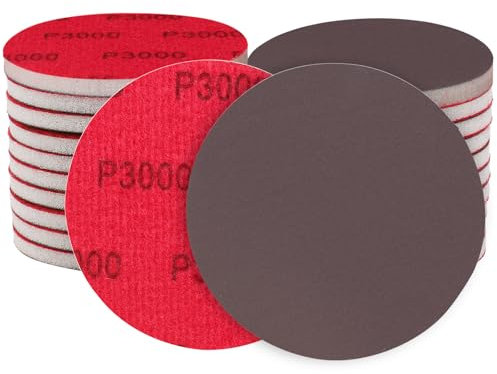 Shineboc 12 Spugne Abrasive,3000 Grane Blocchi Abrasivi Lavabili e Riutilizzabili per Lucidare Stucco, Metallo, Automobile