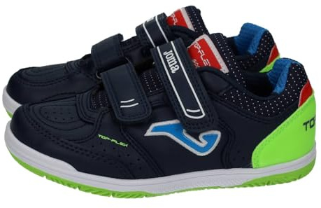Joma Top Flex Jr 2533 IN TPJS2533INV, Boy Indoor Football Trainers, Navy, 32,5 EU