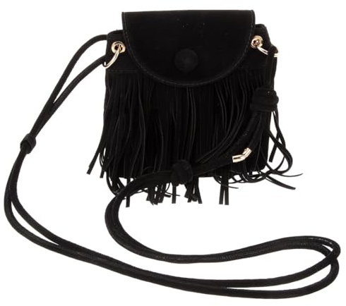 Garneck Sac Bandoulière Vintage Frangé Avec Pompons Pour Femmes Sac à Main Portable à Franges Élégant Bandoulière Polyvalent Pour Plage Soirée Et Usage Quotidien