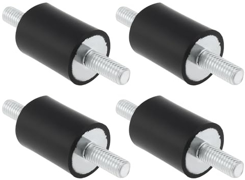 Create idea 4 Stück M5 Schwingungsdämpfer Gummipuffer Gummi-Metallpuffer für Motor 15x20mm