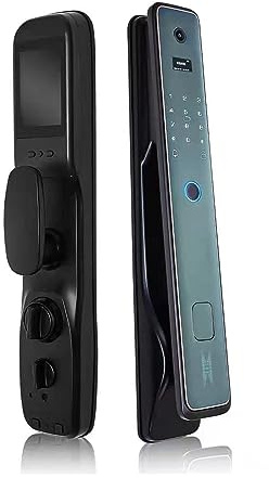 Smart Lock Wifi Tuya APP Cámara digital Espionaje Huella dactilar Contraseña Cerradura de puerta de casa inteligente