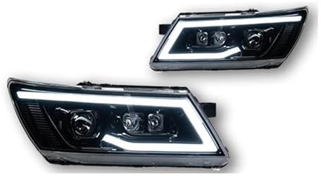 OneTrend Faro Anteriore Per Dodge Per JCUV Per Journey Per Freemont 2009-2016 Fari Anteriori Per Auto LED DRL Angel Eye Bi Xenon Beam Gruppo Fari Anteriori
