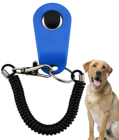 Clicker für Hundetraining – Ringtrainer für die Fingerspitze, Clicker-Armband mit langem Klang, robustes Hundekonditionierungsgerät, Verhaltenskorrekturwerkzeug