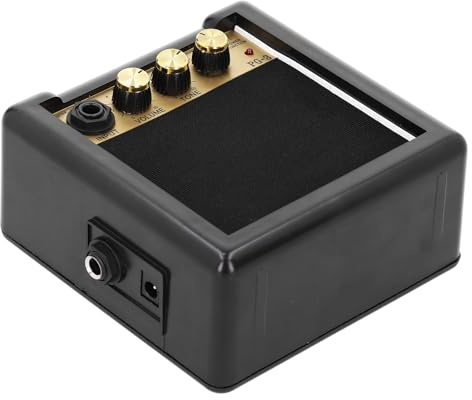 VBESTLIFE Amplificatore per Chitarra, Mini Altoparlante Portatile PG-3 3W con Controllo Volume e Tono, Amplificatore Compatto per Esercitazione, per Strumenti Elettrici da Viaggio per Uso Domestico
