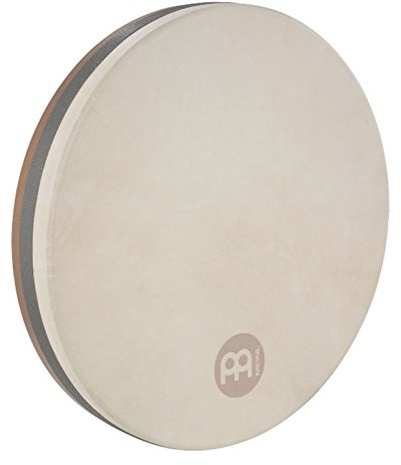 Meinl Percussion FD16BE-TF Bendir, Frame Drum mit Kunsttofffell, 40,64 cm (16 Zoll) Durchmesser, african brown