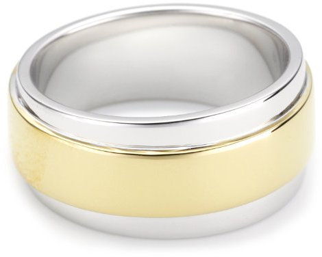 Esprit Damen-Ring golden curve 925 Sterling Silber Gr.54 ESRG91569A170