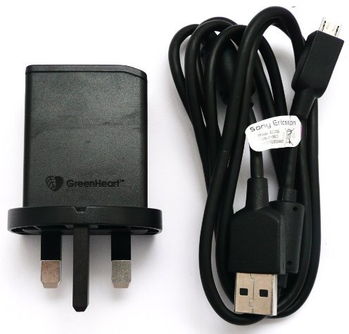 SONY Ericsson 850 mAh Universal Micro USB Energy Saving Mini Charger - Black