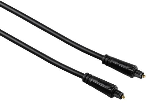 Hama 1.5m Gold Plated Audio Optical Fibre Cable with ODT Plug