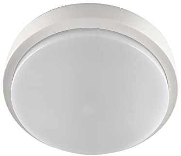 Müller-Licht LED Feuchtraumleuchte Pictor - ideal geeignet für Flur- und Kellerräume zur Wand- und Deckenmontage: IP54 - Rund - Kunststoff - 8 W - Weiß, 20300537