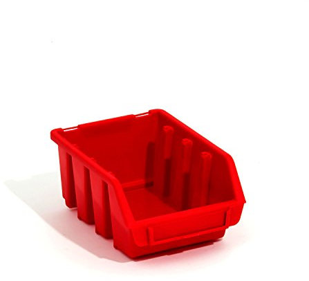30 Stck. Ergobox Sortierkästen Stapelboxen rot Gr. 2 116x161x75 mm Lagerbox