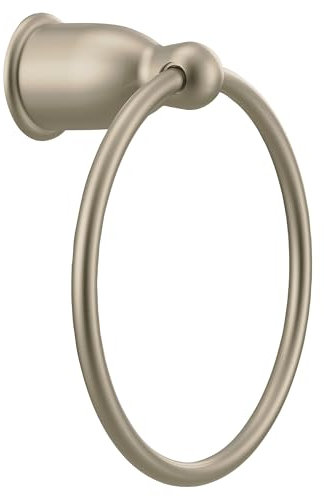 CSI Donner YB8086SN Mason Satin Nickel Towel Ring-S Nickel Towel Ring