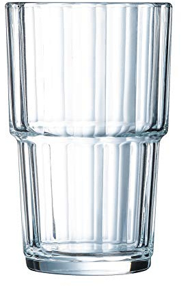 Arcoroc 61697 Norvege Stacking Tumbler, 250mL Capacity, Pack of 6