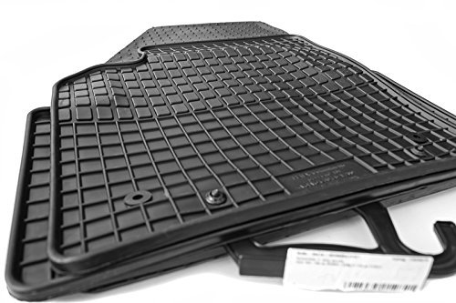 kh Teile Gummimatten Original Qualität Gummi Fußmatten 4-teilig schwarz